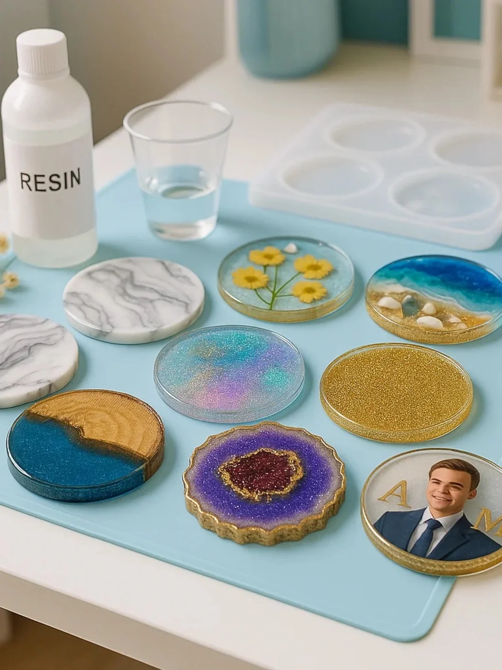 Resiners Curing Machine, Bubble Remover Machine,uv resin, glitter & epoxy color